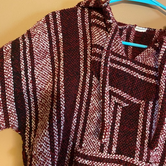 hoodie maroon & white - Picture 3 of 3